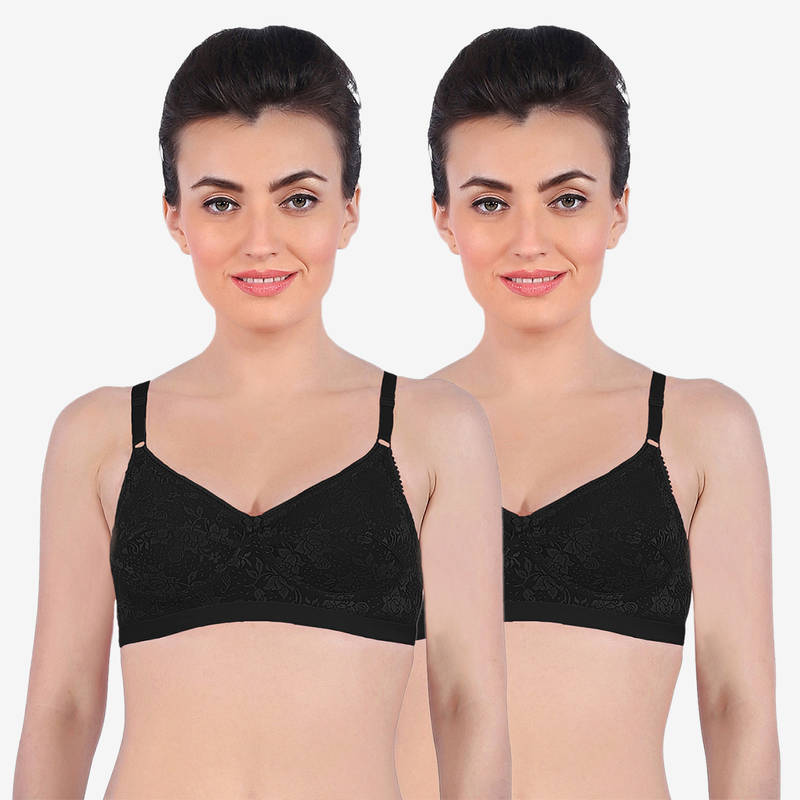 Sonari Nutralv Fancy Net Regular Bra - Multi-Color (32B)