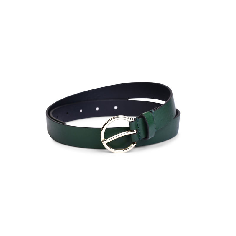 Gava Microfiber Men S Blue Vegan Belt