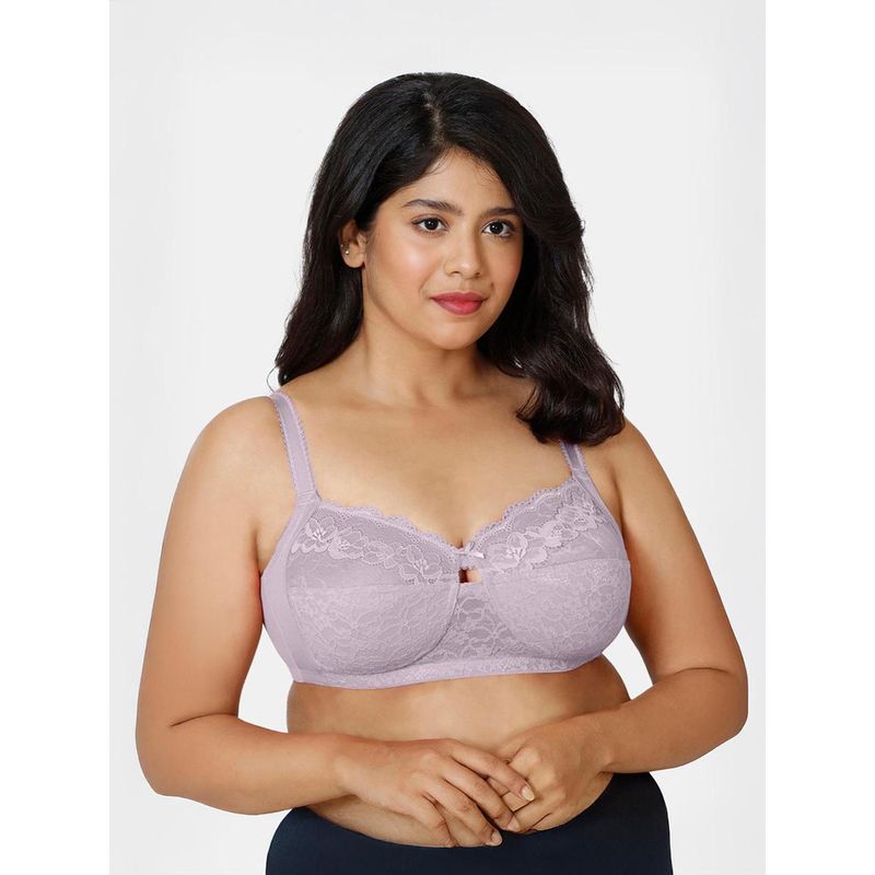 Zivame Elderberry True Curv Double Layered Non Wired 3-4th Coverage Sag Lift Bra (36C)