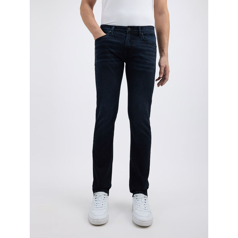 Pepe Jeans Men Blue Mid Rise Slim Structured Jeans (32)