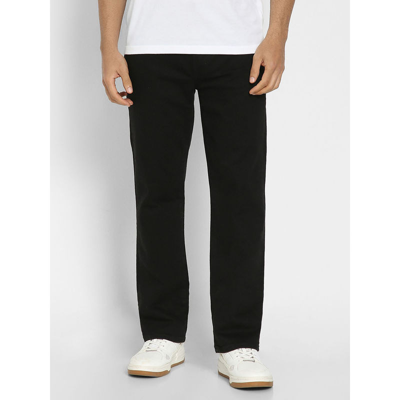 American Eagle Men Black Air Flex Original Bootcut Jeans (32)