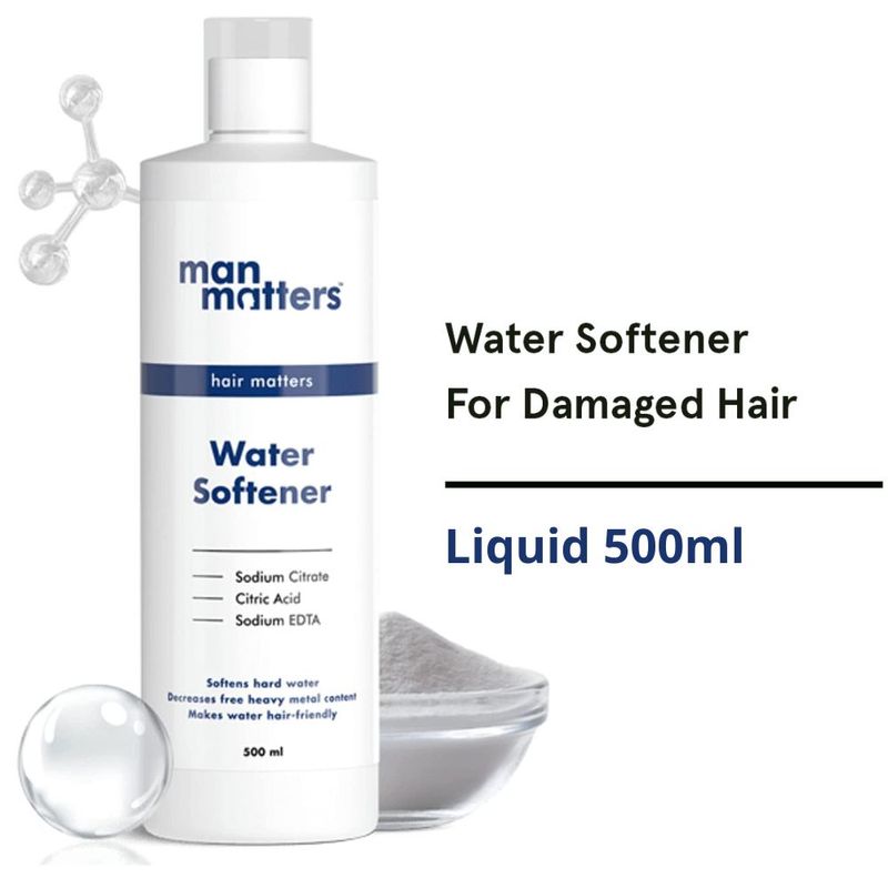 Be Bodywise Water Softener 500ml  Instant Hard Water Softening Agent   Reduces Hair Fall  Prevents Skin  Hair Damage  Disables Calcium   Magnesium Maintains pH Level  Amazonin Beauty