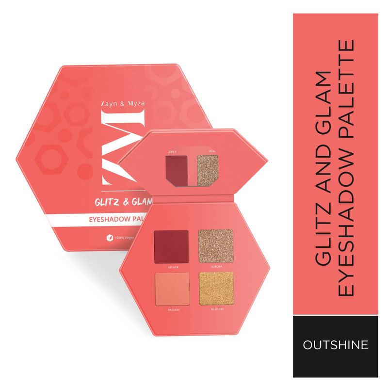 ZM Zayn & Myza Glitz And Glam Eye Shadow Palette - Outshine