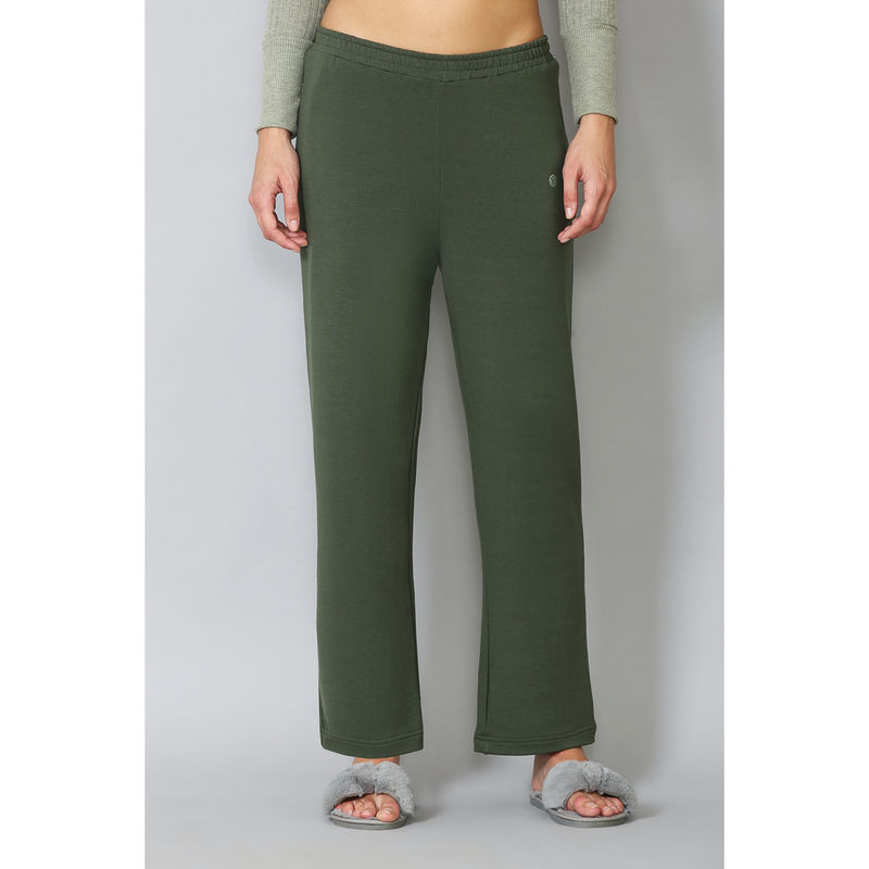 Van Heusen Women Functional Pocket & Wide Leg Opening Lounge Pyjamas - Green (S)