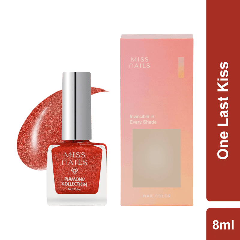 Miss Nails Diamond Collection Nail Paint - One Last Kiss 17