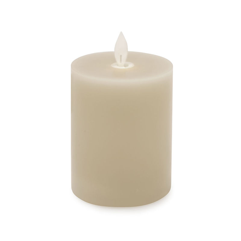 Pure Home + Living Grey LED Flickering Flame Candle (S)