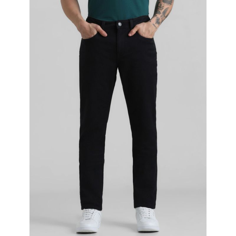 Jack & Jones Black Glenn Slim Fit Low Rise Stretch Jeans (28/30)