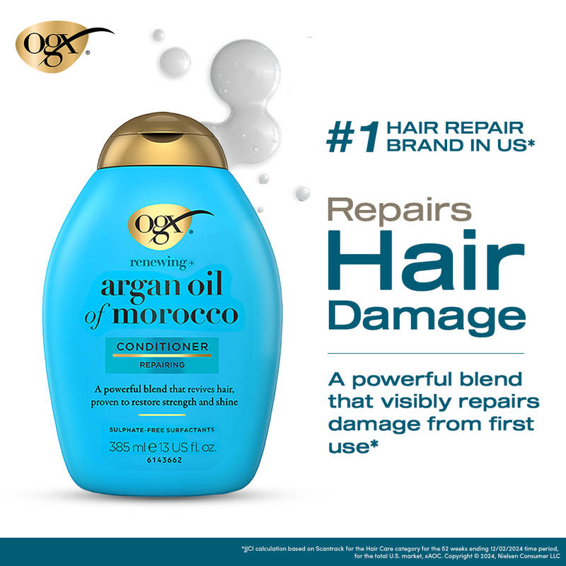 OGX Argan Oil of Morocco Conditioner, Deep Moisture, Strength & Shine for Dry, Britle Hair