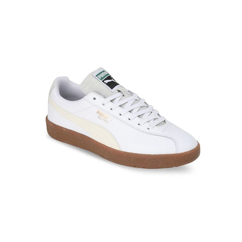 Puma Delphin lth Unisex White Sneakers: Buy Puma Delphin lth Unisex ...