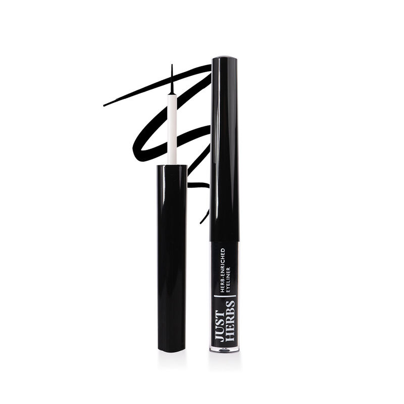 Just Herbs Deep Black Eyeliner - Smudgeproof & Waterproof