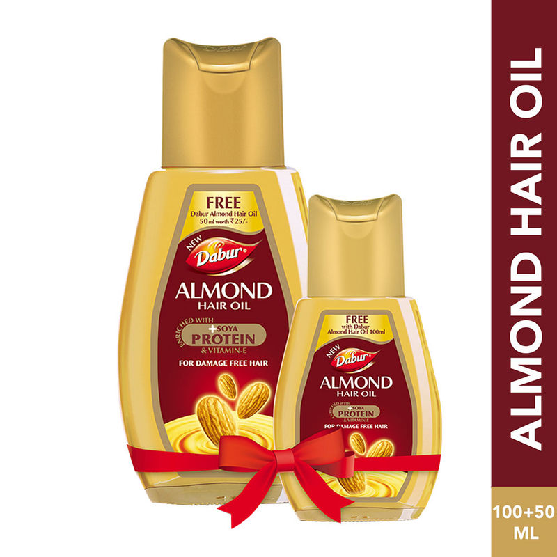 Dabur Almond Hair Oil + Free Dabur Almond Hair Oil