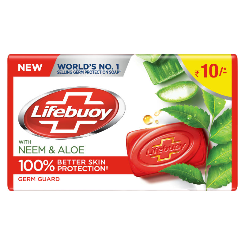 Buy Lifebuoy Total 100 Better Skin Protection Soap With Neem & Aloe Online