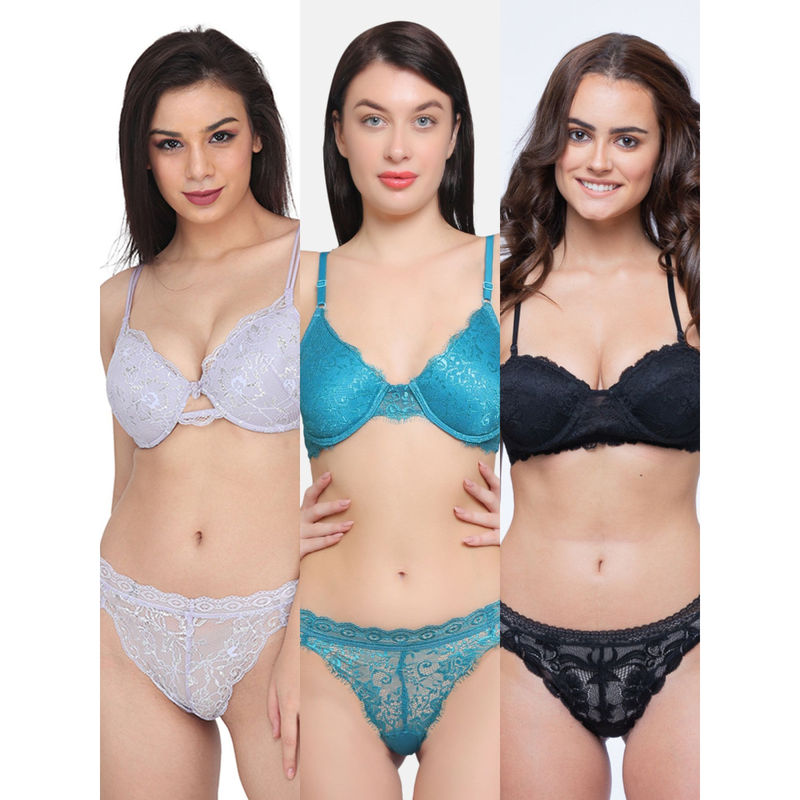 Curwish Honeymoon Collection Lacy Wonder (Set of 6) (36D/XL)