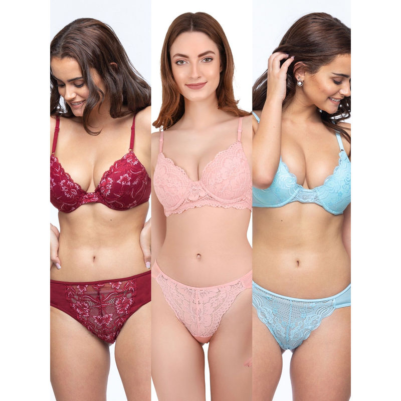 Curwish Bridal Edition Lacy Wonder (Set of 6) (34D/L)