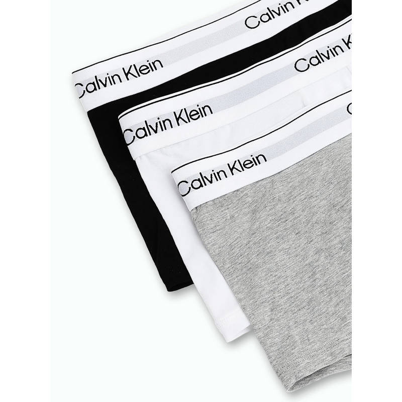 Calvin Klein Solid Mid Rise Trunks (Pack Of 3) (M)