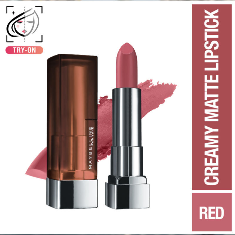 Maybelline New York Color Sensational Creamy Matte Lipstick, Lasts Up To 12H - 660 Touch Of Spice