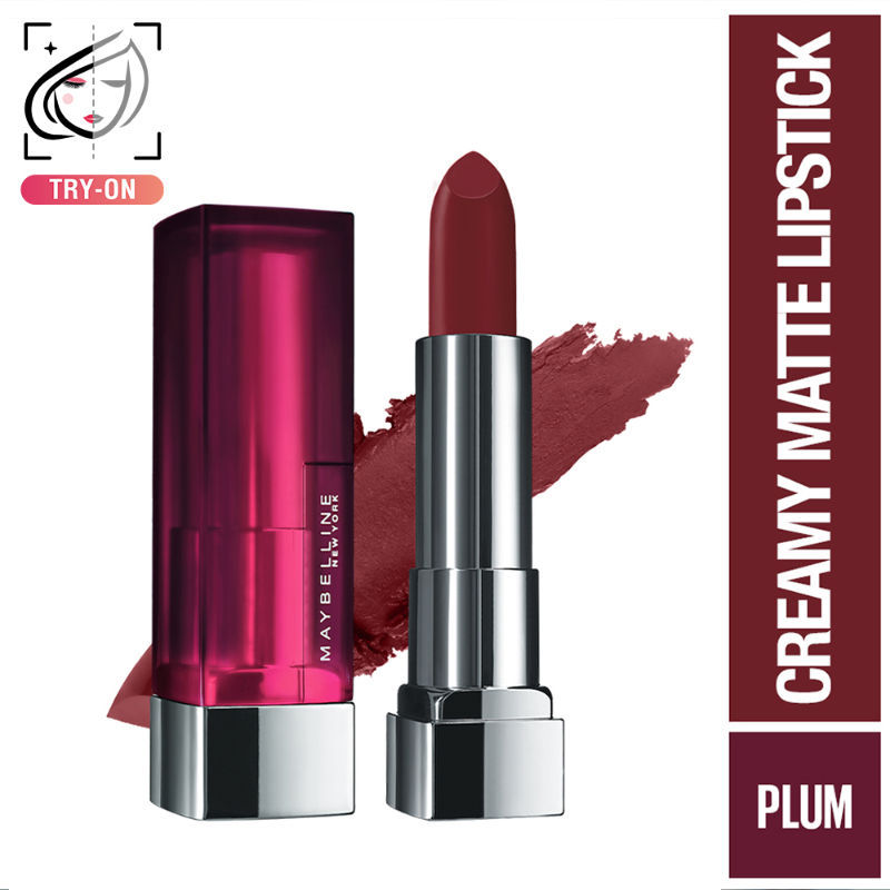 Maybelline New York Color Sensational Creamy Matte Lipstick - 808 Plum Perfection