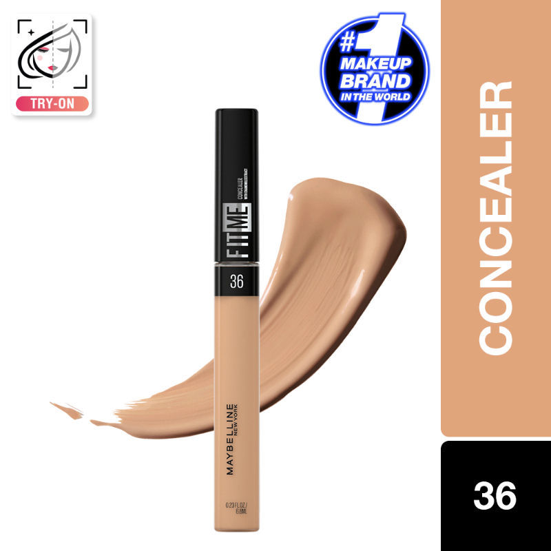 Maybelline New York Fit me Concealer, Oil-free Liquid Concealer for Oily & Dry Skin - Golden Caramel