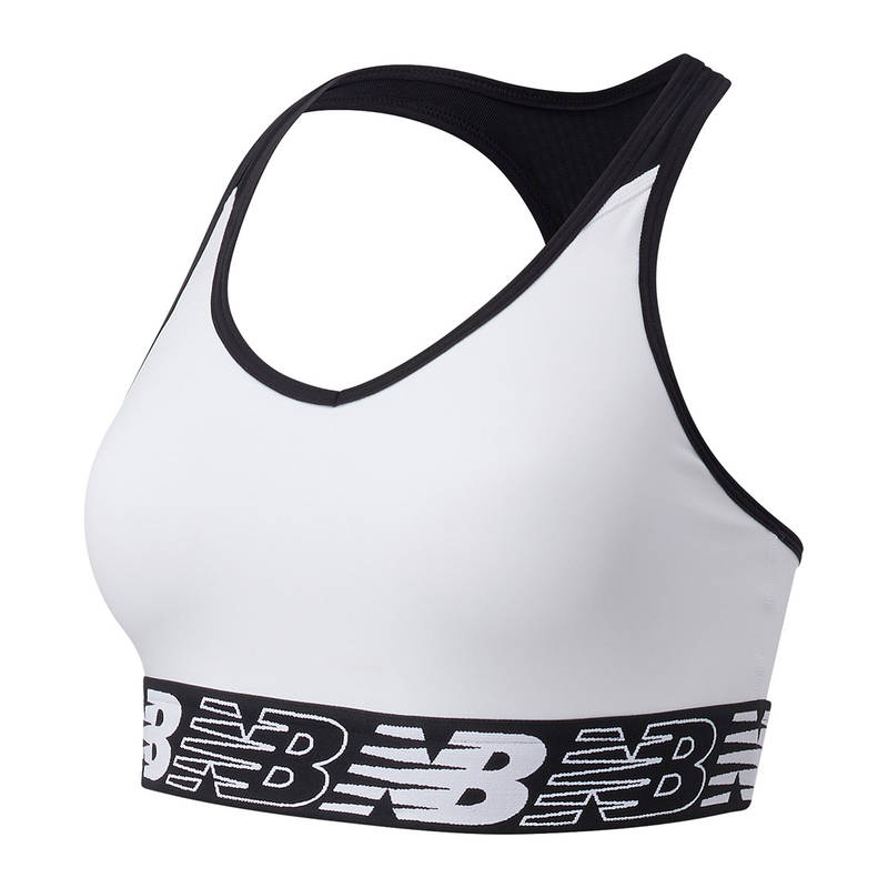Buy New Balance Womens White Sports Bra (AWB11034) Online