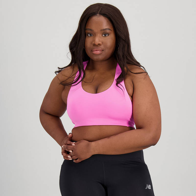 Buy New Balance Womens Pink & Orange Sports Bra (WB11044) Online