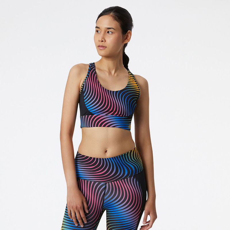 New Balance Womens Multi-Color Sports Bra (WB21471) (S)