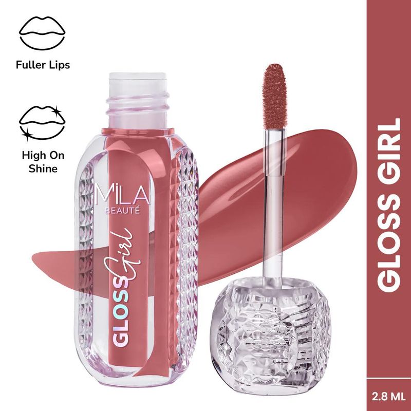 Mila Beauté Gloss Girl Lip Gloss with Fuller-Lip Effect & Extra Hydration - My Choice