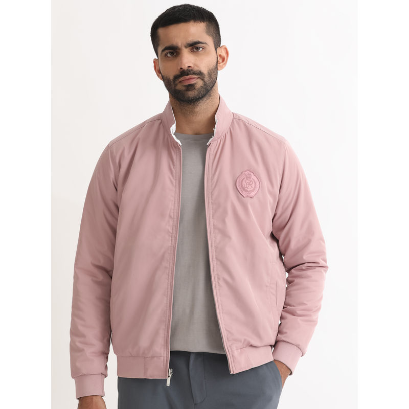 Rare Rabbit Royban Primary Pink Reversible Solid Jacket (2XL)