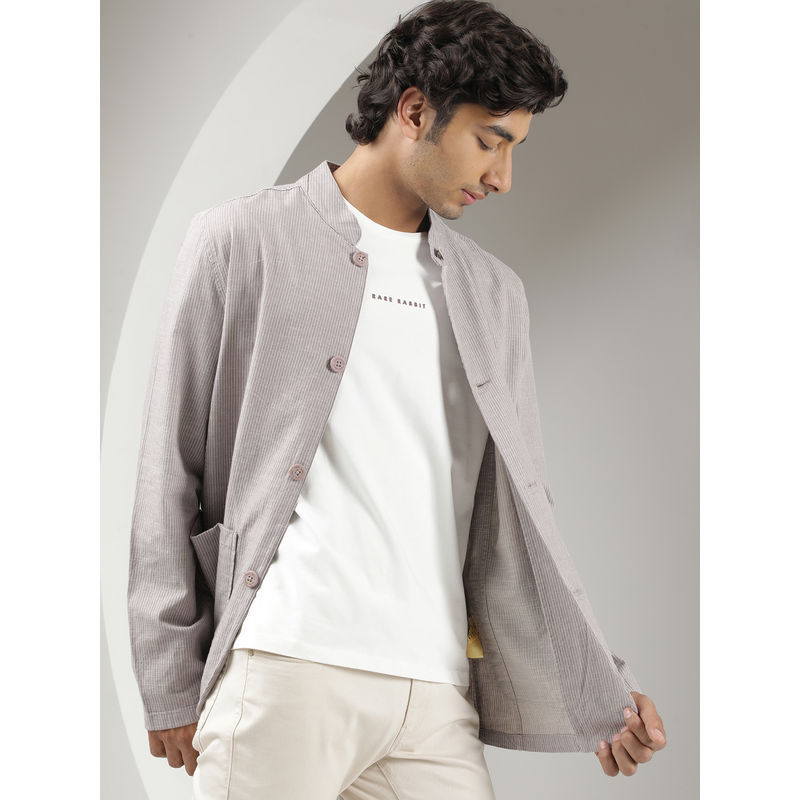 Rare Rabbit Trex Primary Pink Stripe Jacket (M)