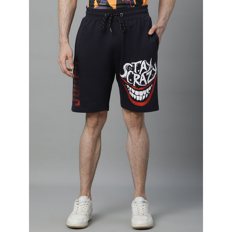 Free Authority Joker Printed Regular Fit Shorts For Men (M)