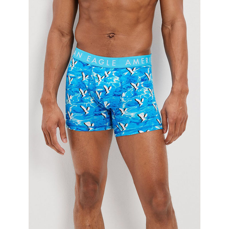 American Eagle Men Blue Shadow Eagle 4.5 Inches Classic Boxer Brief (XS)
