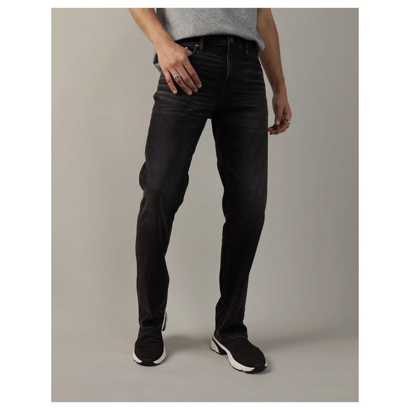 American Eagle Men Black Air Flex+ Original Bootcut Jean (29)