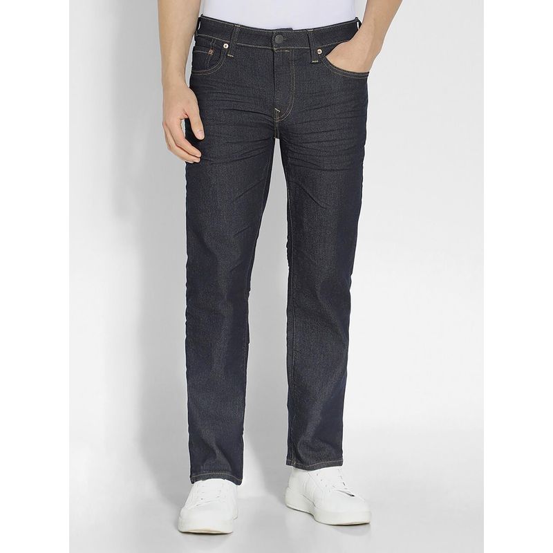 American Eagle Men Navy Blue Airflex Original Regular Jeans (32 x 34)