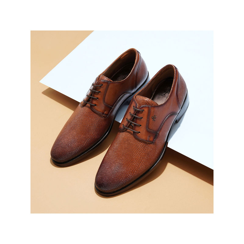 Arrow Men Crimson Tan Formal Lace Up Shoes (UK 8)