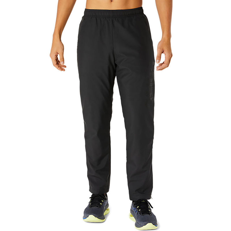 ASICS Hex Graphic Woven Black Mens Sweatpants (M)