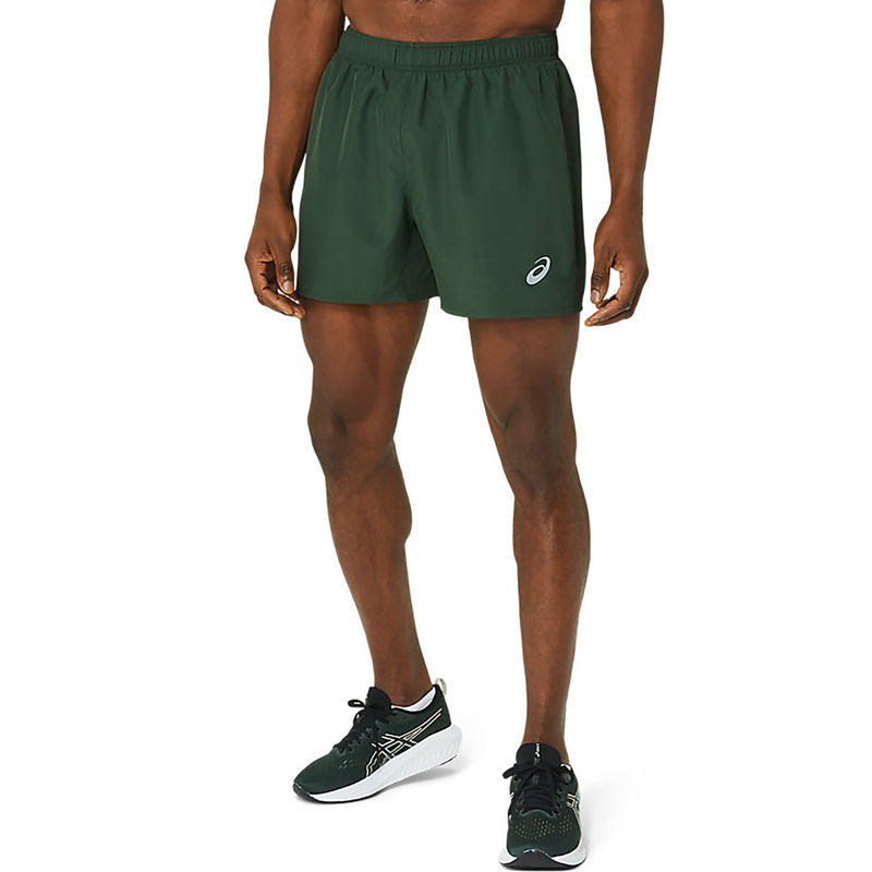 ASICS Silver 5 In Green Mens Shorts (S)