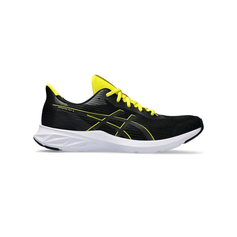 ASICS Versablast 3 Black & Yellow Men Running Shoes (UK 7)