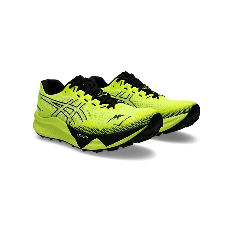 ASICS Mens Fuji Speed 3 Safety Yellow/Black Running Shoes (UK 7)