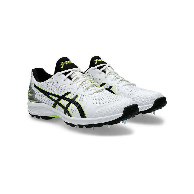 ASICS Men Strike Rate Ff White Black Cricket Shoes (UK 7)