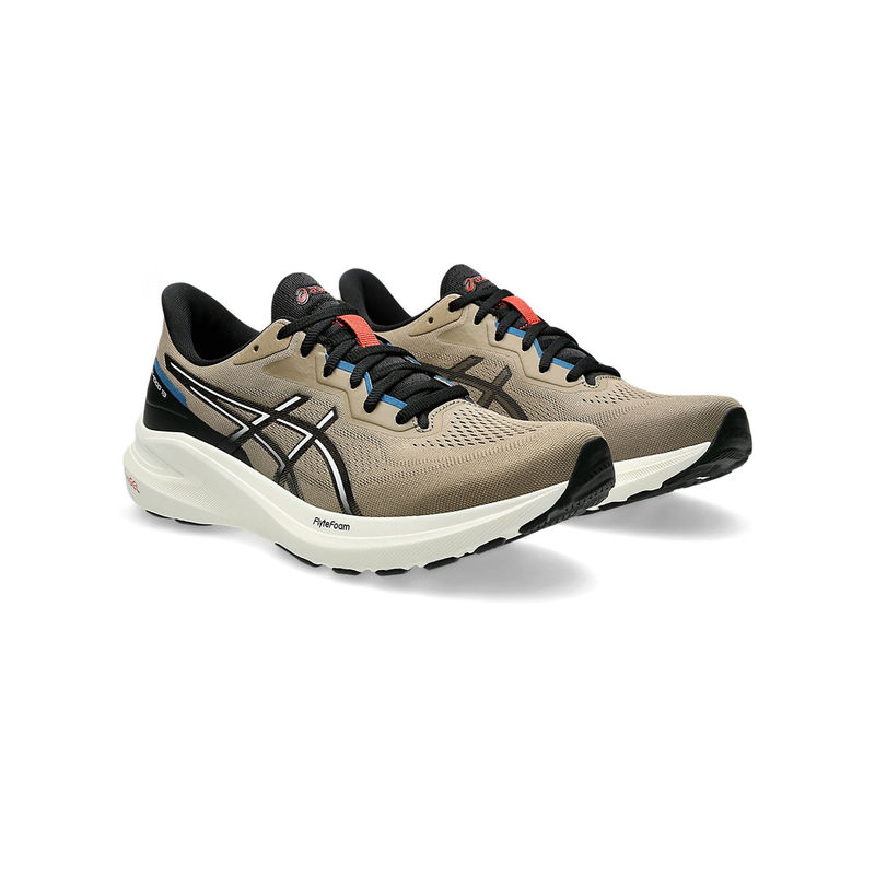 ASICS Men Gt-1000 13 Brown/White Running Shoes (UK 8)