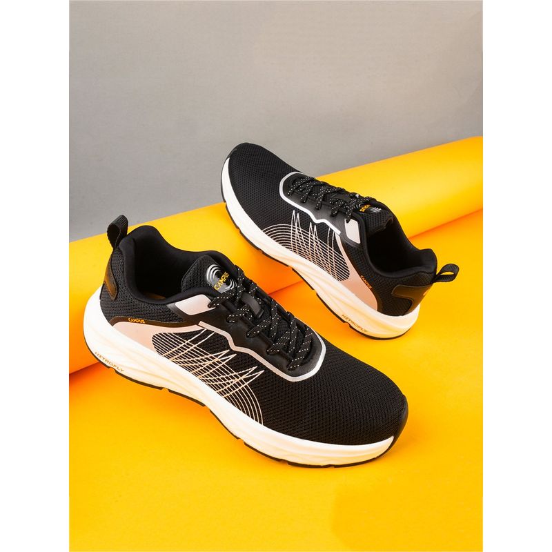 Campus Virtal Black Men Running Shoes (UK 6)