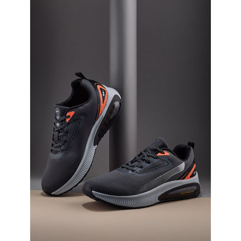 Campus Clique Men Black Running Shoes (UK 6)