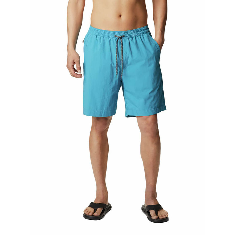 Columbia Mens Blue Colour Nylon Fabric M Summerdry Shorts (L)