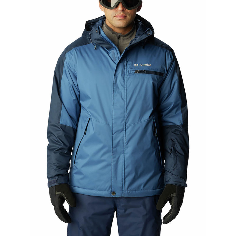 Columbia Mens Navy Valley Point Hiking Trekking Jacket (S)