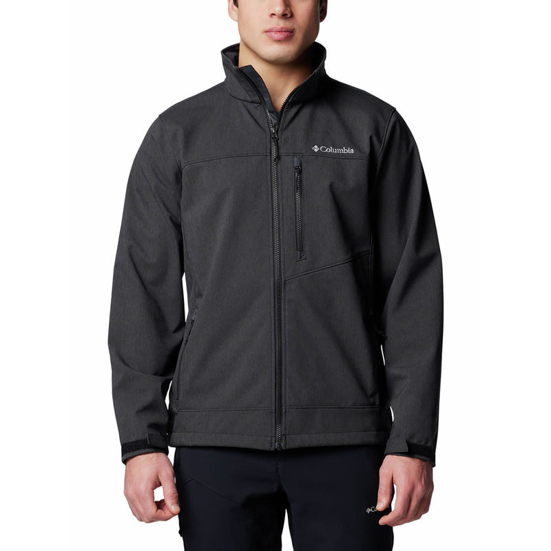 Columbia Mens Black Omnishield Cruiser Valley II Softshell Water and Wind Resistant Jacket (S)