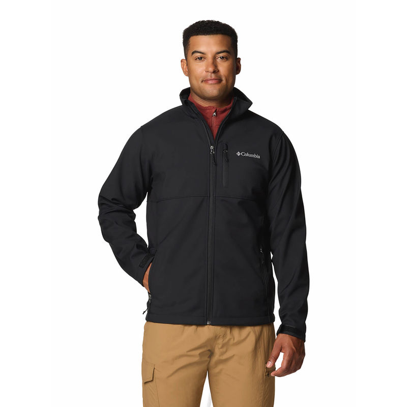 Columbia Mens Black Omnishield Ascender Softshell Water and Wind Resistant Jacket (2XL)