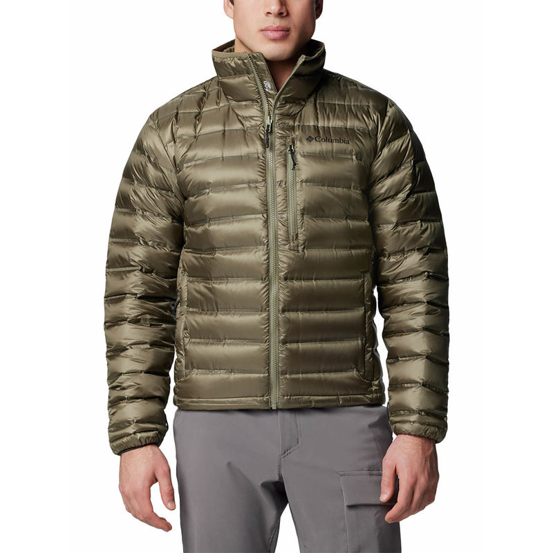 Columbia Mens Olive Omni-Heat Infinity Pebble Peak II Down Jacket (S)