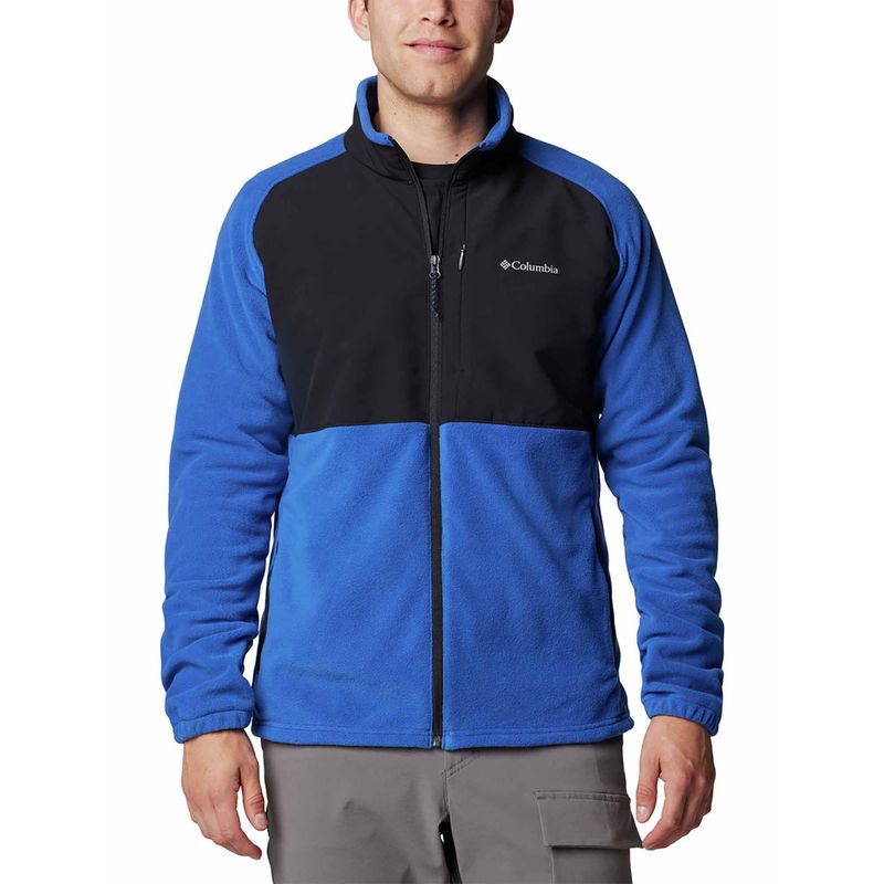 Columbia Mens Blue Sage Peak Full Zip Fleece Jacket (S)