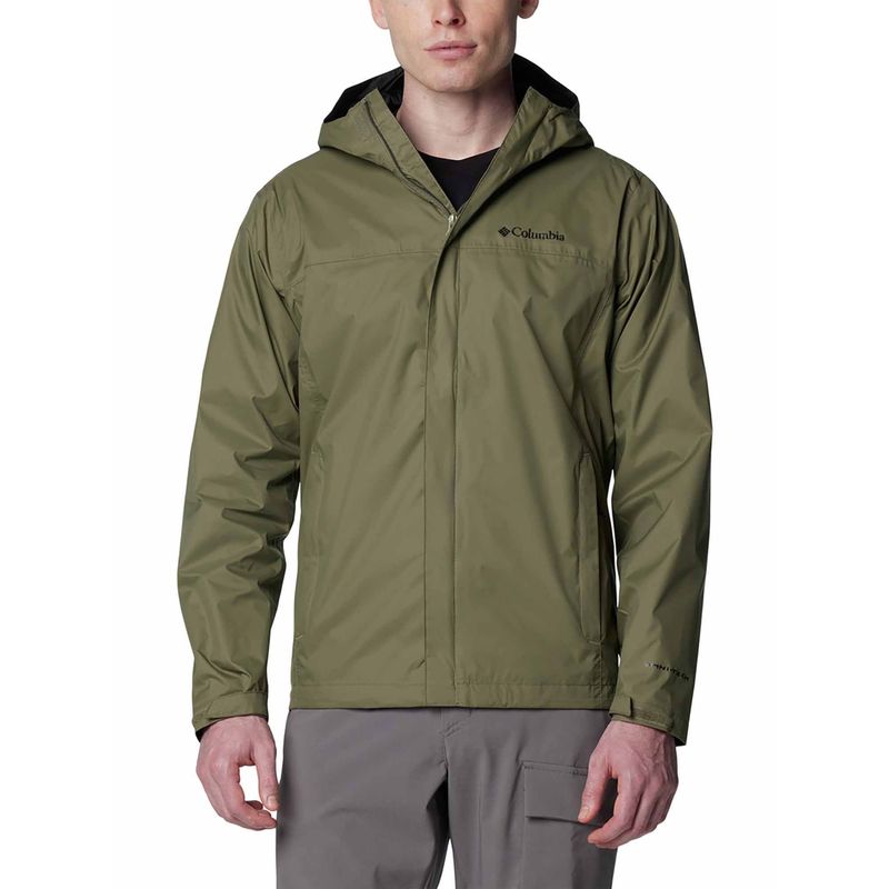 Columbia Mens Olive Omni-Tech Watertight II Rain Jacket (M)(Set of 2)