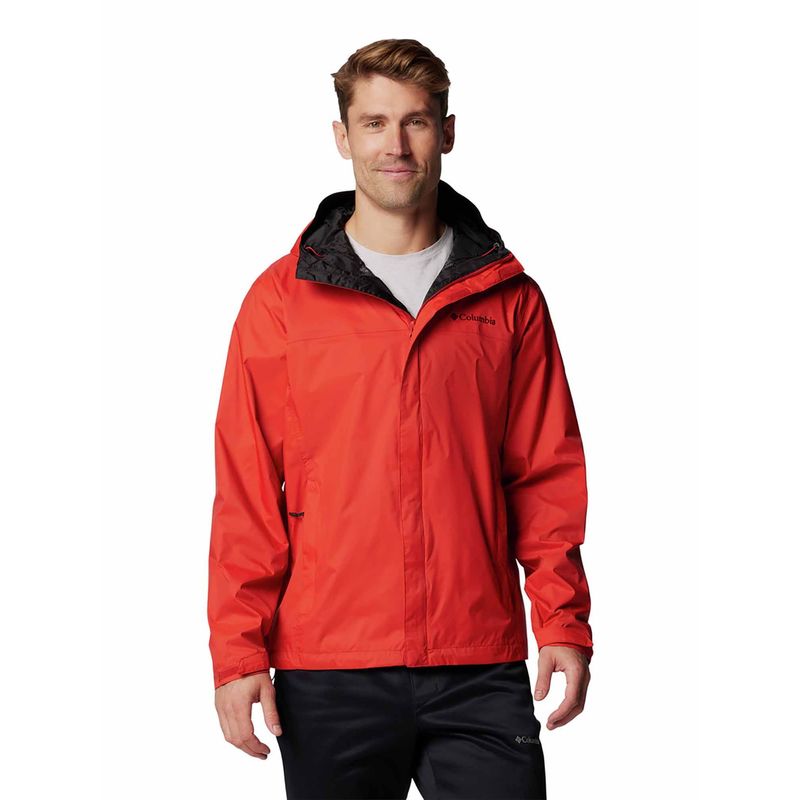 Columbia Mens Orange Omni-Tech Watertight II Rain Jacket (M)(Set of 2)