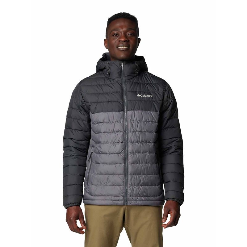 Columbia Mens Grey Omni-Heat Reflective Powder Lite II Jacket (S)